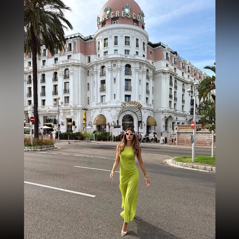 ZARA COMBINATION KNIT DRESS